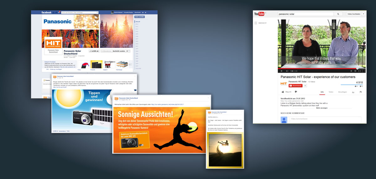 Job Aufbau einer Socialmedia-Strategie für Panasonic Solar