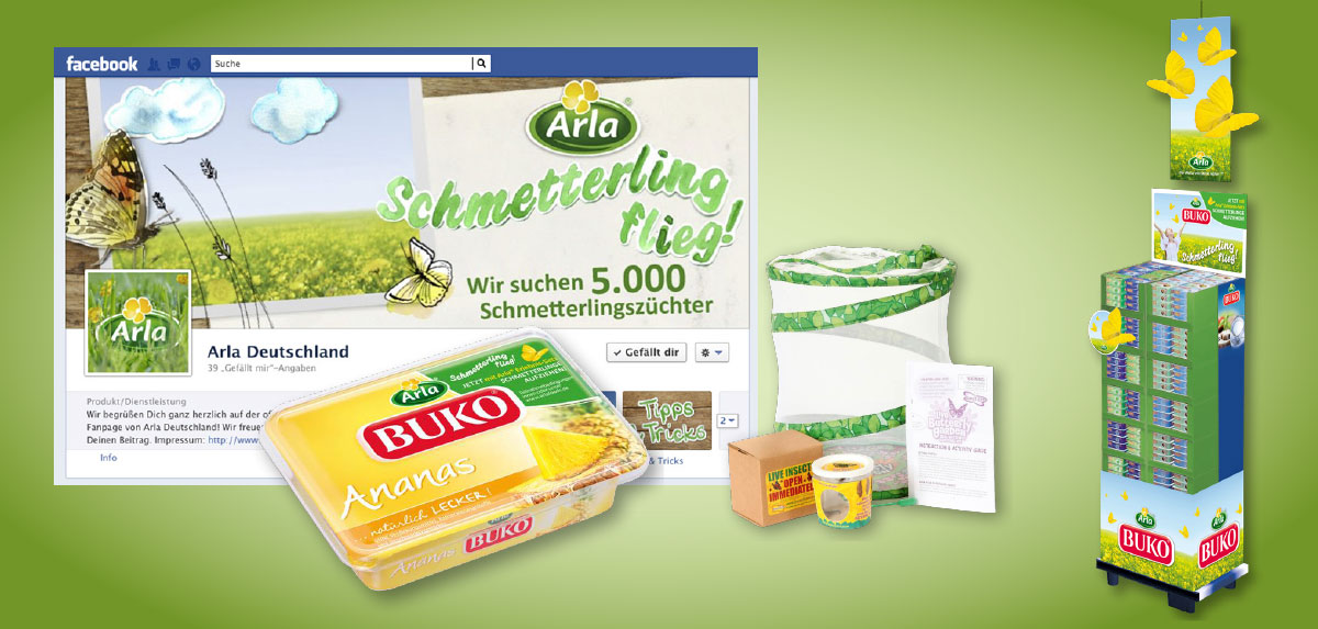 Job POS-und Socialmedia Kampagne für ARLA