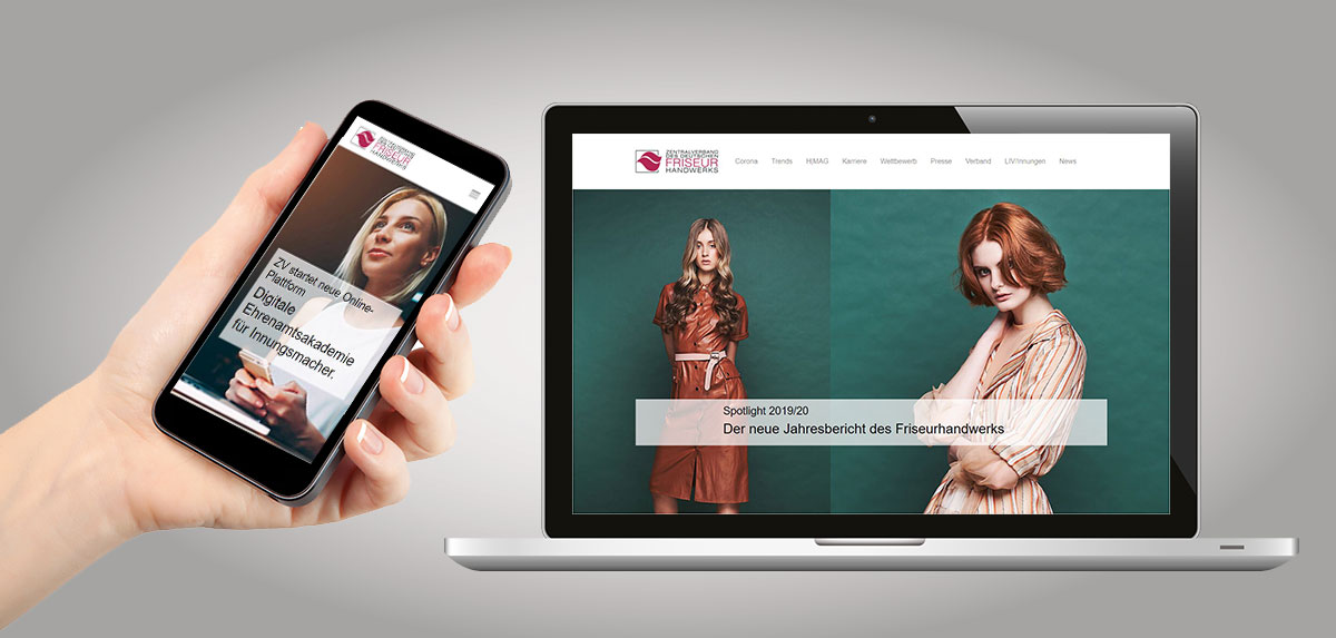 Job Die Website des Zentralverbands des Deutschen Friseurhandwerks