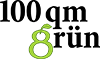 100qm Grün Logo